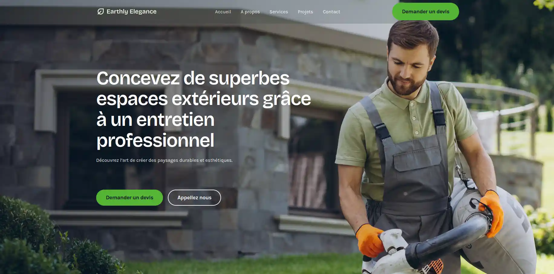 Démo site jardinier